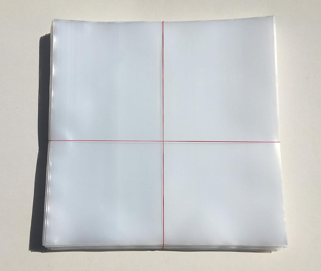 LP Schutzhüllen, 12'', 100 µm, 500 Stück, Vinyl Schallplatten Cover Aussenhüllen, LD