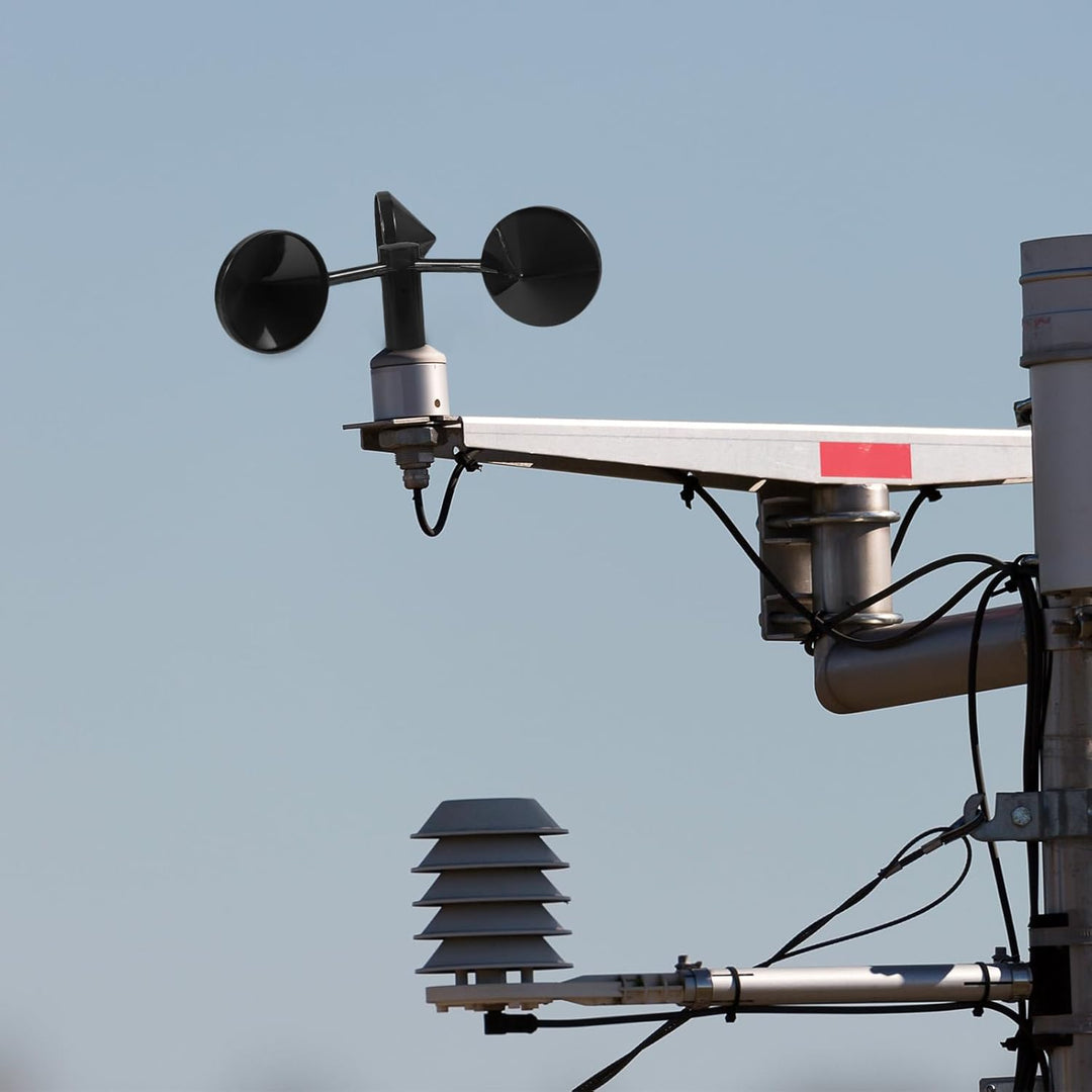 BESPORTBLE Wind Sensor Überwachung Ausgang Sender Gehäuse Abs Anemometer Gehäuse Schwarz Wind Anzeig