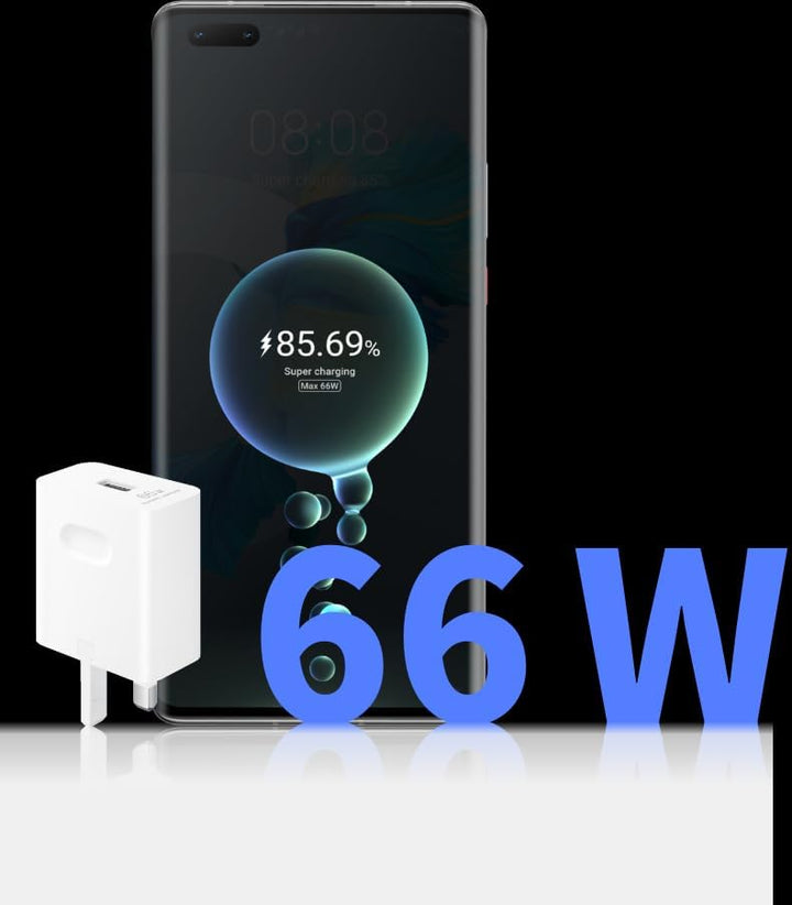 66W Supercharge Ladegerät für Original Honor HW-110600E00 Adapter mit USB C Ladekabel 6A für Honor 9