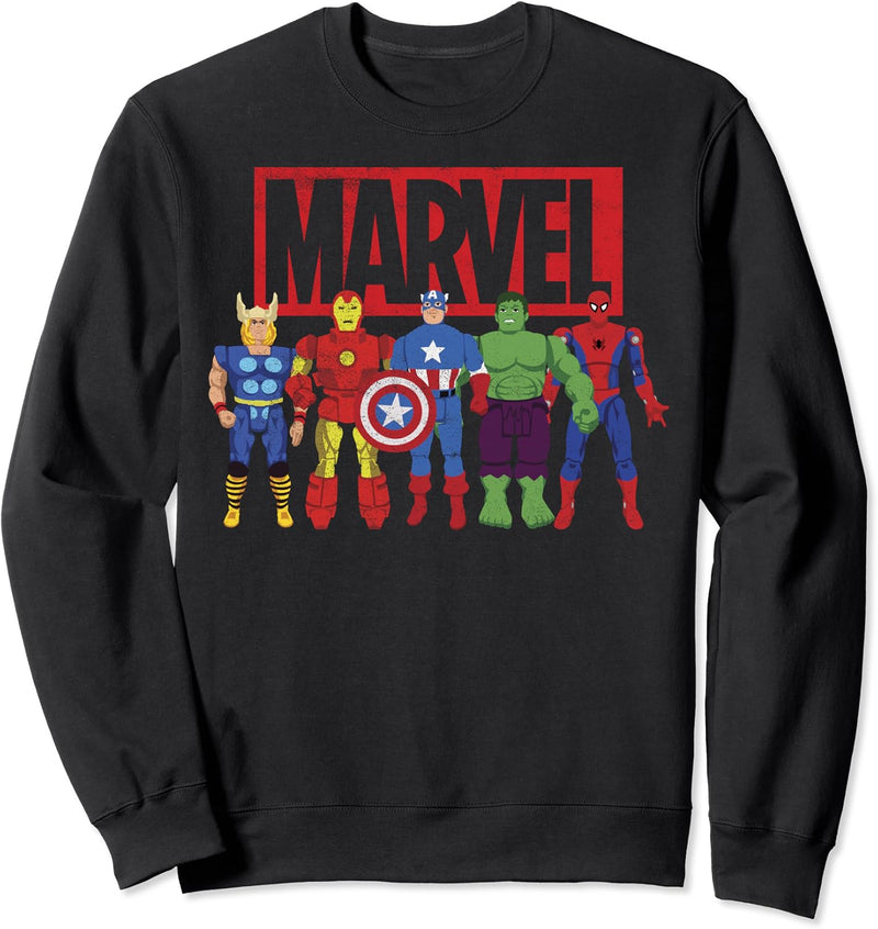 Marvel Avengers Classic Action Figures Sweatshirt