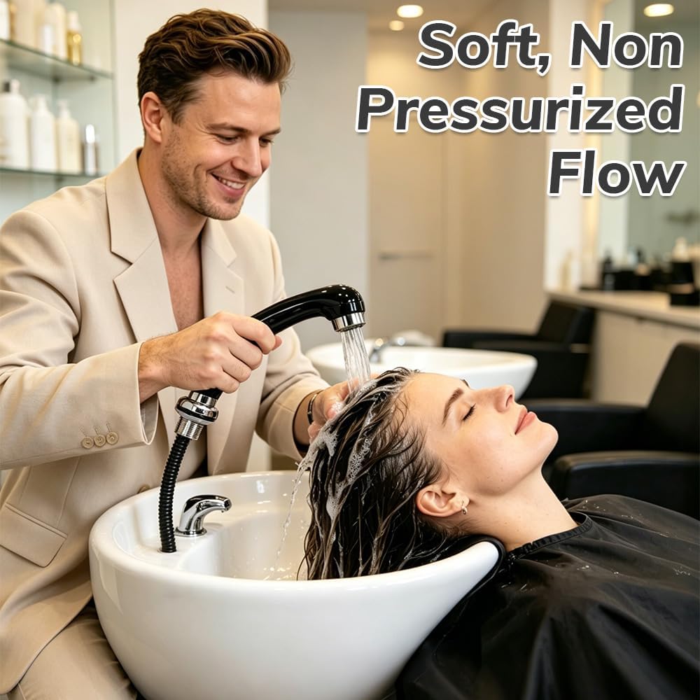 Duschkopf mit Schlauch, SGZIOO Handbrause für Waschbecken, Duschdüse mit Schlauch für Friseur Salon