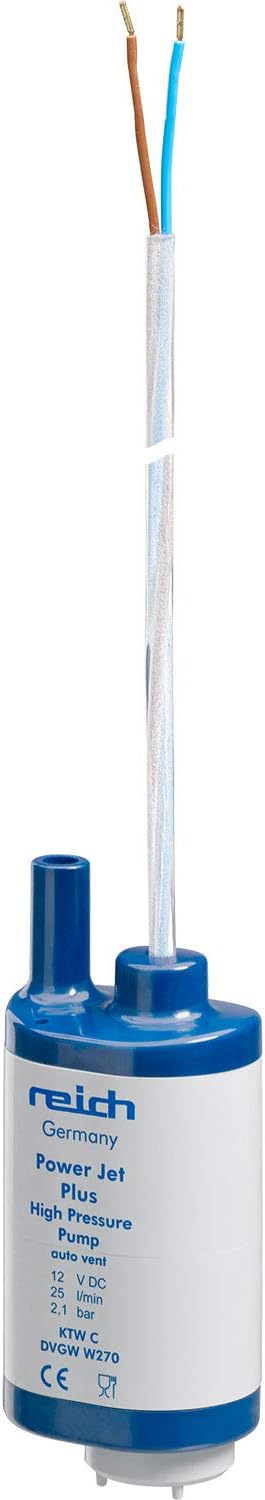 Unbekannt Tauchpumpe Power Jet Plus Pumpe Trinkwasserkonform 12V Camping Wohnwagen Reisemobil Wasser