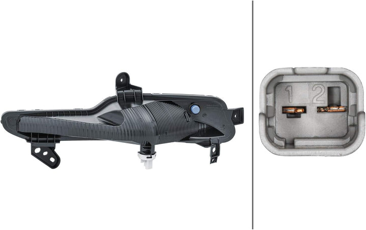 HELLA 2BA 012 349-021 Blinkleuchte - Glühlampe - rechts - für u.a. Renault Megane IV Grandtour (K9A/