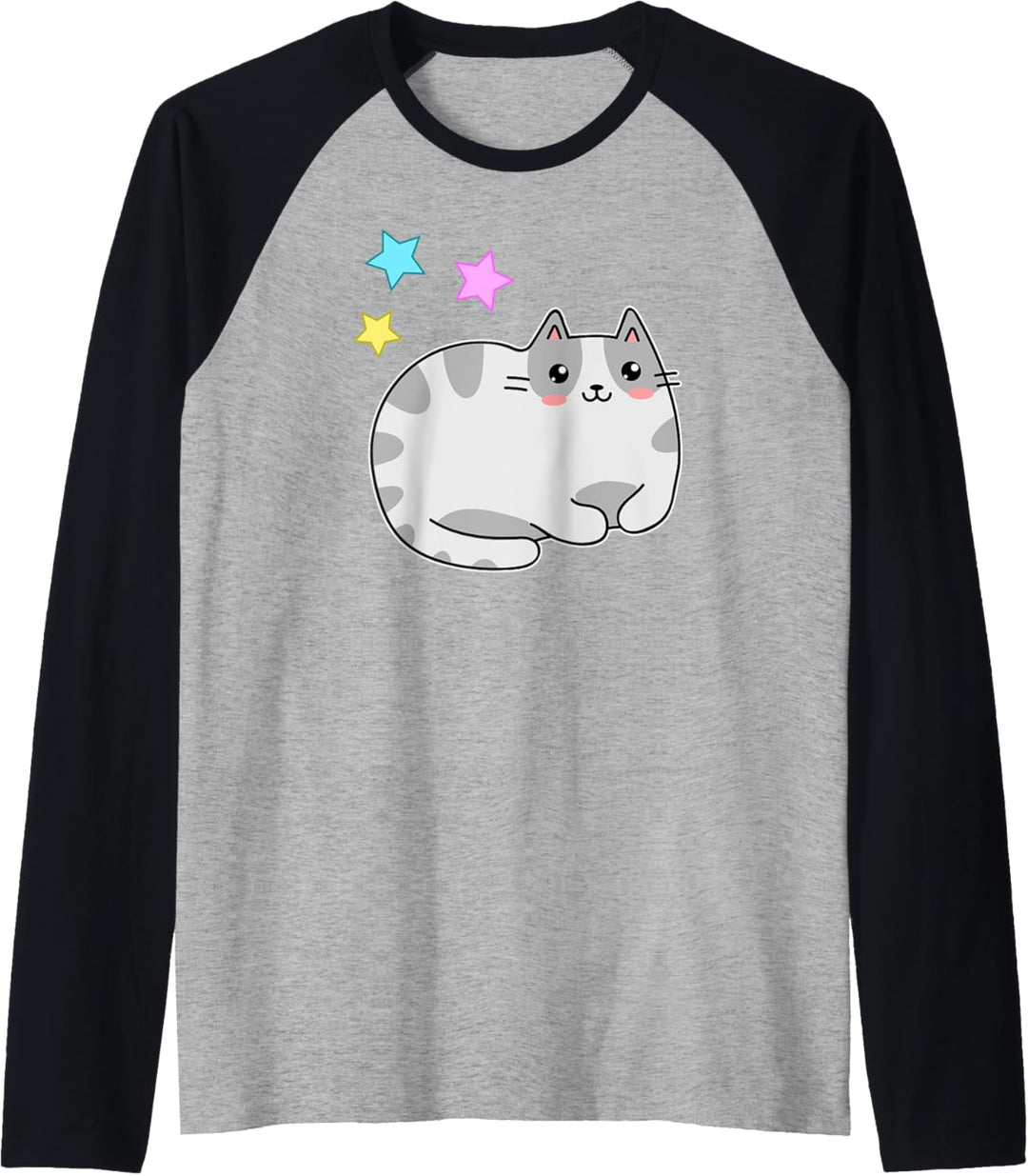 Katze Hauskatze Haustier - Mietzekatze Kawaii Katze Raglan