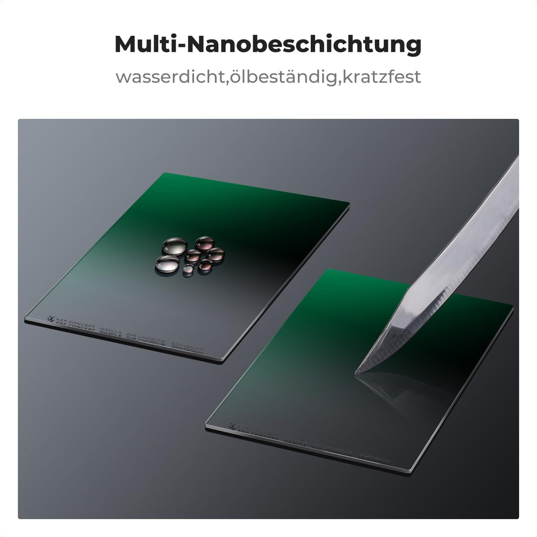 K&amp;F CONCEPT Rechteckfilter Soft GND8 Verlaufsfilter mit Filterhalter Set | für Landschaftsvideos und