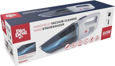 Dirt Devil Handstaubsauger DD5001 - Kabelloser Handsauger 80W - Inklusive Wandhalterung und versenkt