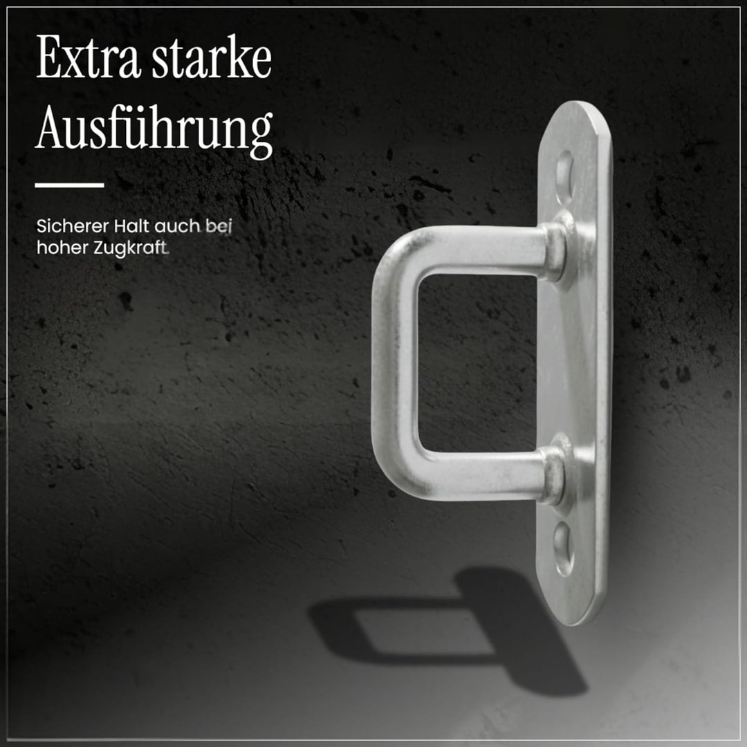EnB Riemenkrampe 11x34 mm – 20 Stück verzinkte Planenhaken Made in Germany – extrem widerstandsfähig