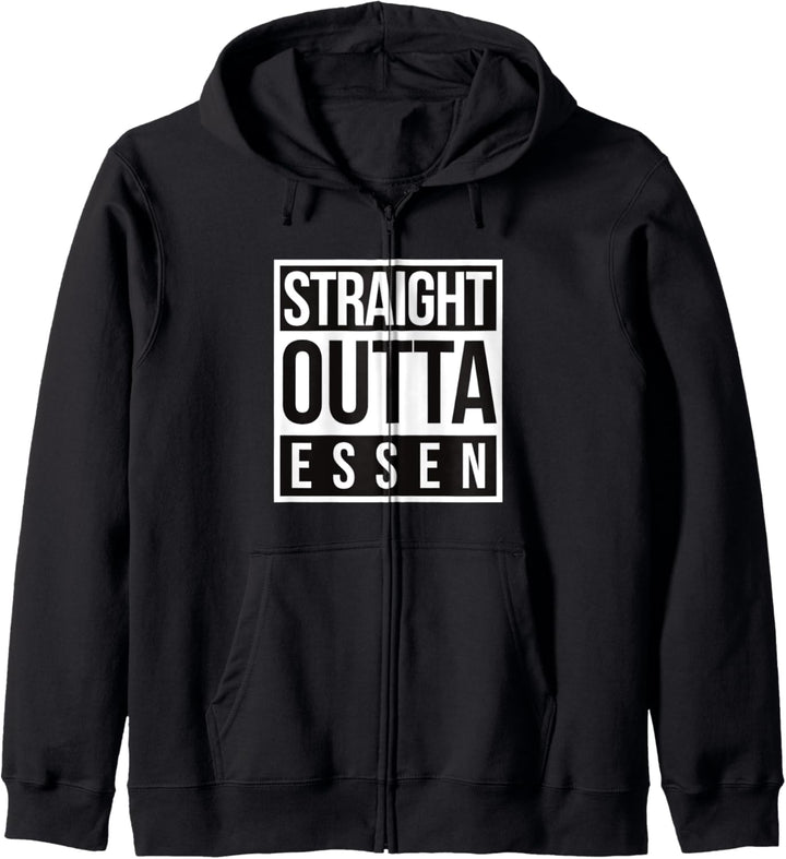 Straight Outta Essen Kapuzenjacke