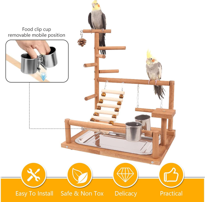 Parrot Playstand, Vögel Spielplatz, Wellensittich Spielzeug Vögel Spielplatz Papagei Spielplatz Papa