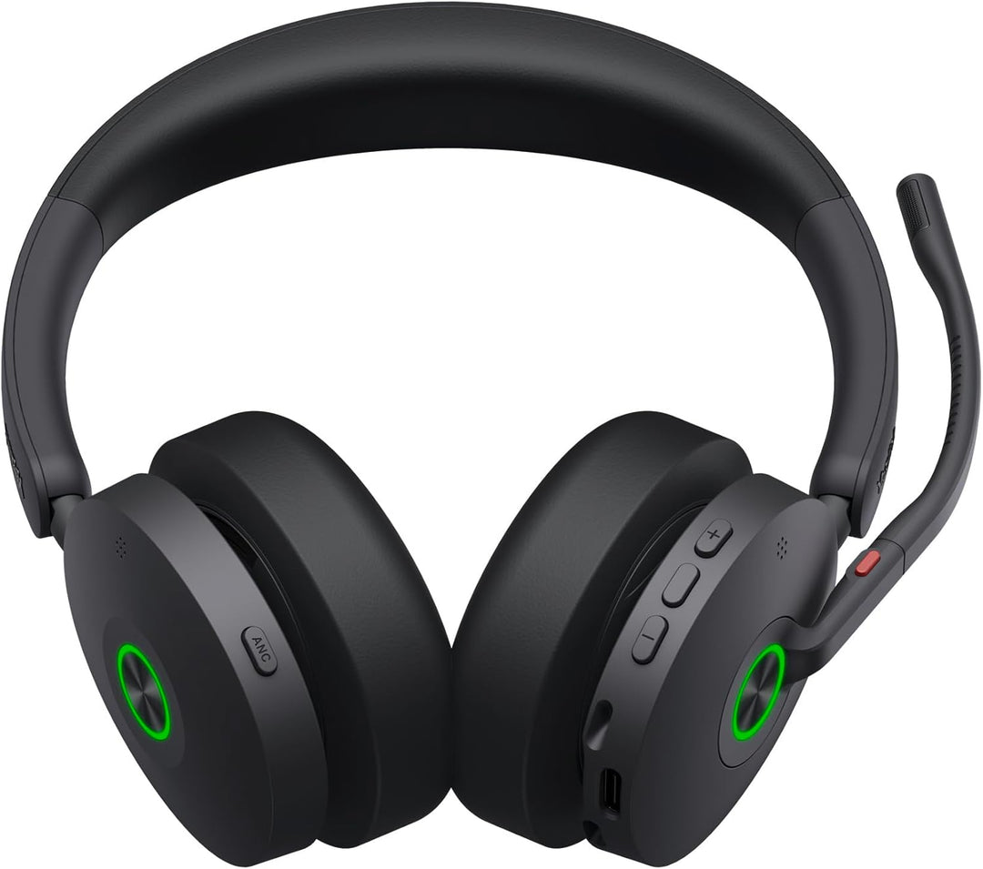 Yealink BH74 Kabelloses Headset mit 6-Mikrofon-Hybrid-ANC, Teams Premium Open Office-Zertifiziert, B