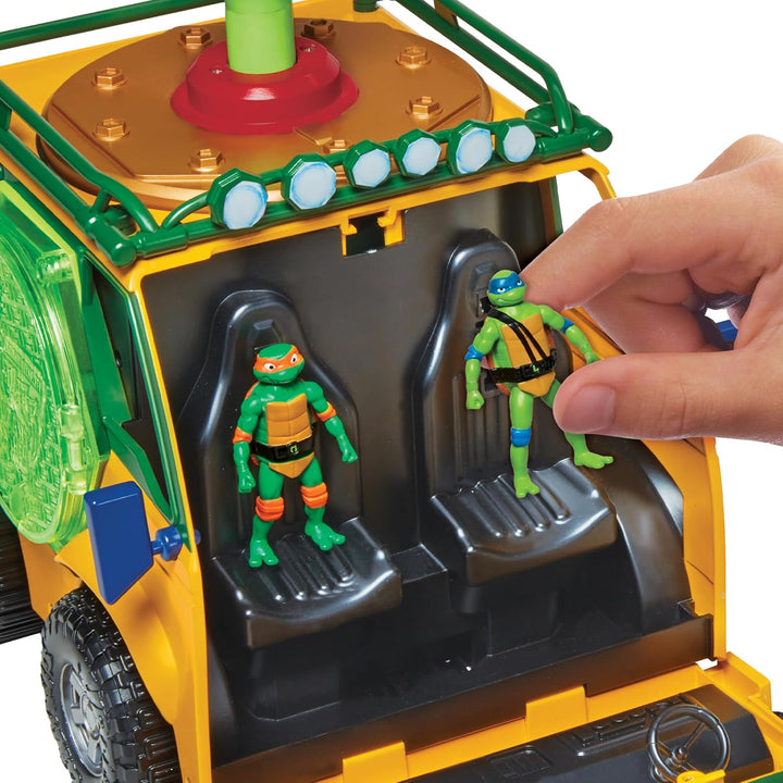 Ninja Turtles – Mutationsstation, Set mit 1 Van und 6 Figuren, Mix & Match, für Kinder ab 4 Jahren,