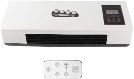 Dioche Wandmontierter Air Cooler - Kleiner Tragbarer Wand-Luftkühler mit Kühlen/Heizen, Timer und Fe