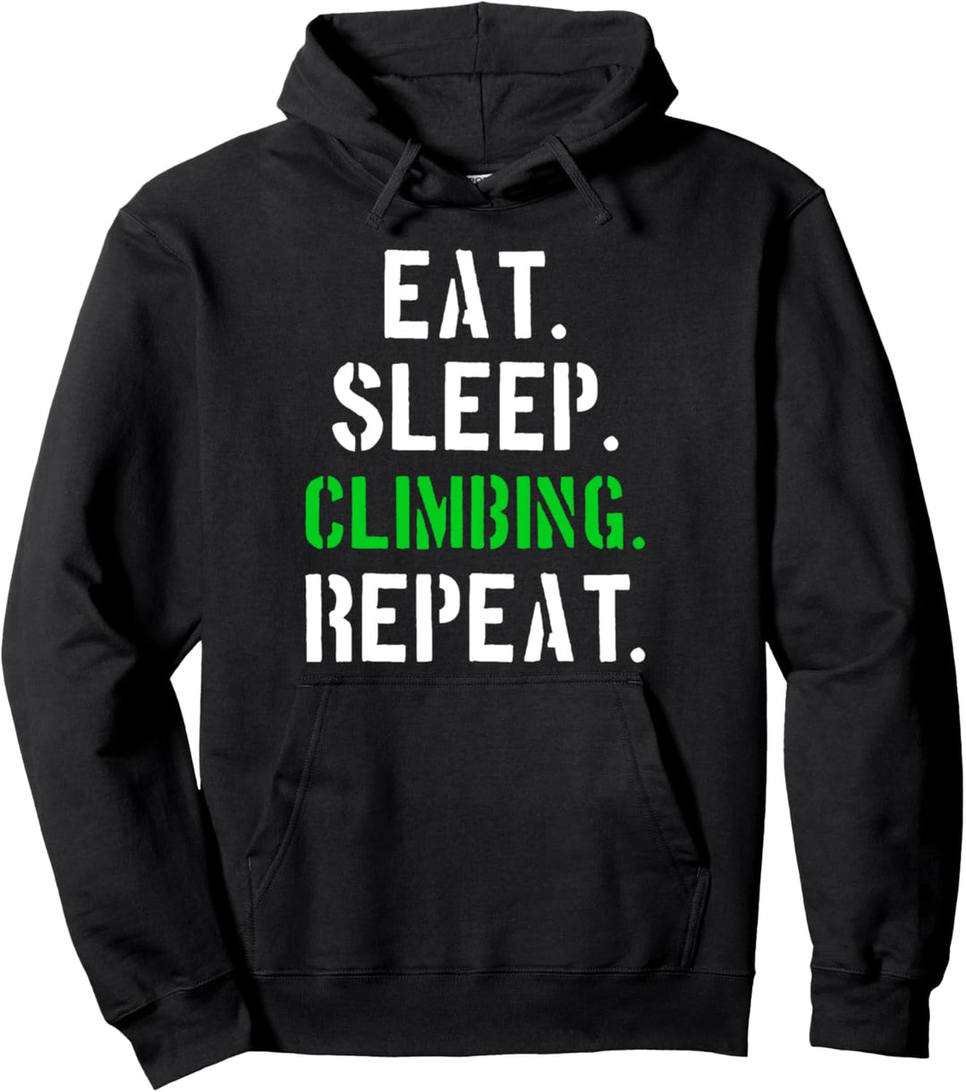 Klettern Bergsteiger Pullover Hoodie