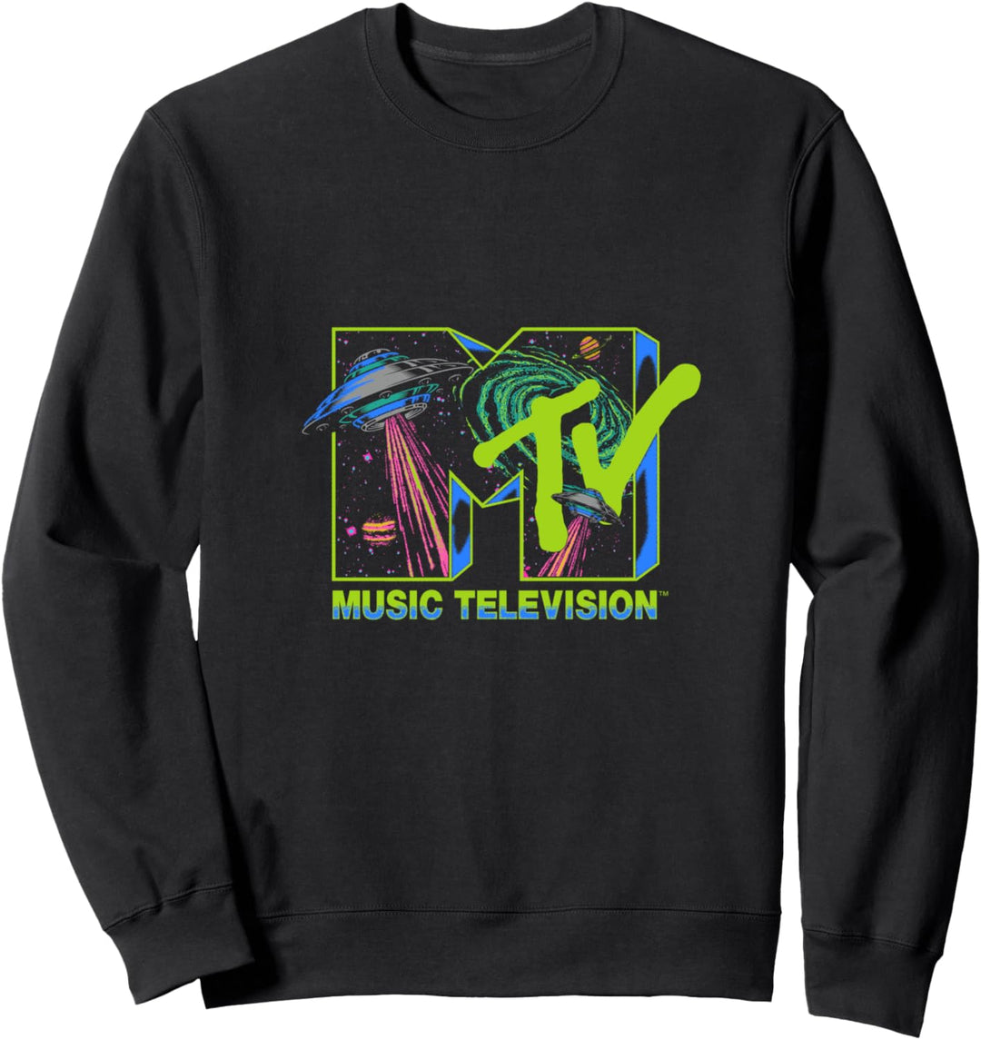 MTV Music Television Alien Invasion UFO Sweatshirt