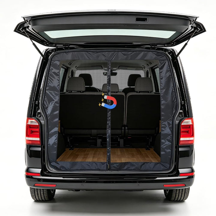 Moskitonetz Magnetisch für VW T5 T6, Sonnenschutz Auto Heckklappen, Fliegengitter Auto Insektennetz