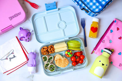 yumbox Original auslaufsichere Bento-Lunchbox für Kinder (Hazy Gray (Paris-Tablett) Hazy Grey (Paris