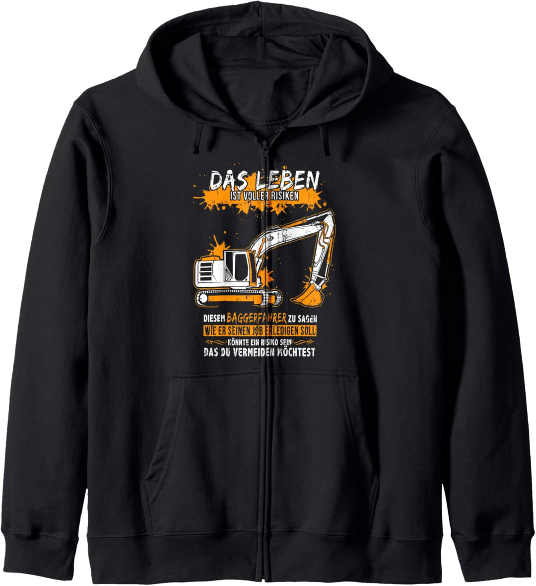 Lustiges Baggerfahrer Geschenk | Baggerführer Kapuzenjacke