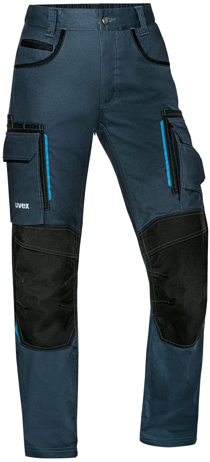 Uvex Tune-up Lange Damen-Arbeitshose - Lange Cargo-Hose mit Knietaschen 54 Blau, 54 Blau