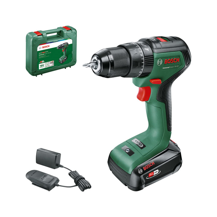 Bosch Home and Garden Bosch Akku Schlagbohrschrauber UniversalImpact 18V-60 (1 Akku, 18 Volt System,