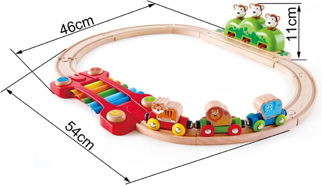 Hape E3825 Kleines Tier-Eisenbahnset