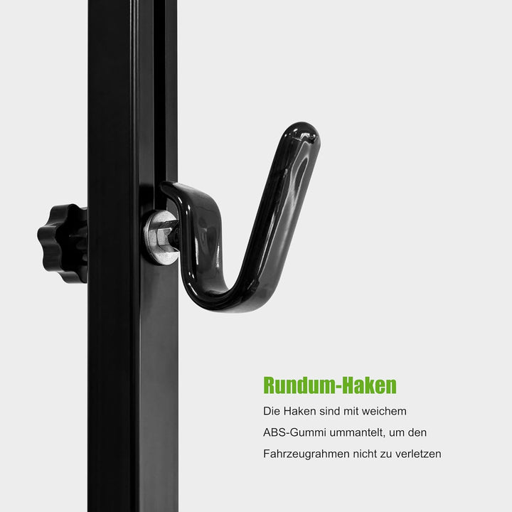 Mimoke Verstellbarer Fahrradständer mit Gummihaken Robust &amp; Kratzfest für Wartung &amp; Parken - Tragkra