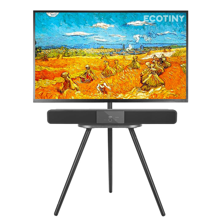 TV Ständer für 43 bis 65 Zoll LCD LED OLED Bildschirm bis zu 35 kg, Höhenverstellbar und Schwenkbar,