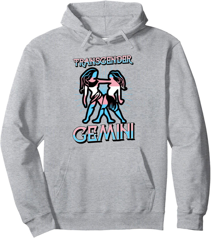 Transgender Gemini Sternzeichen Trans Horoskop LGBTQ Pride Pullover Hoodie