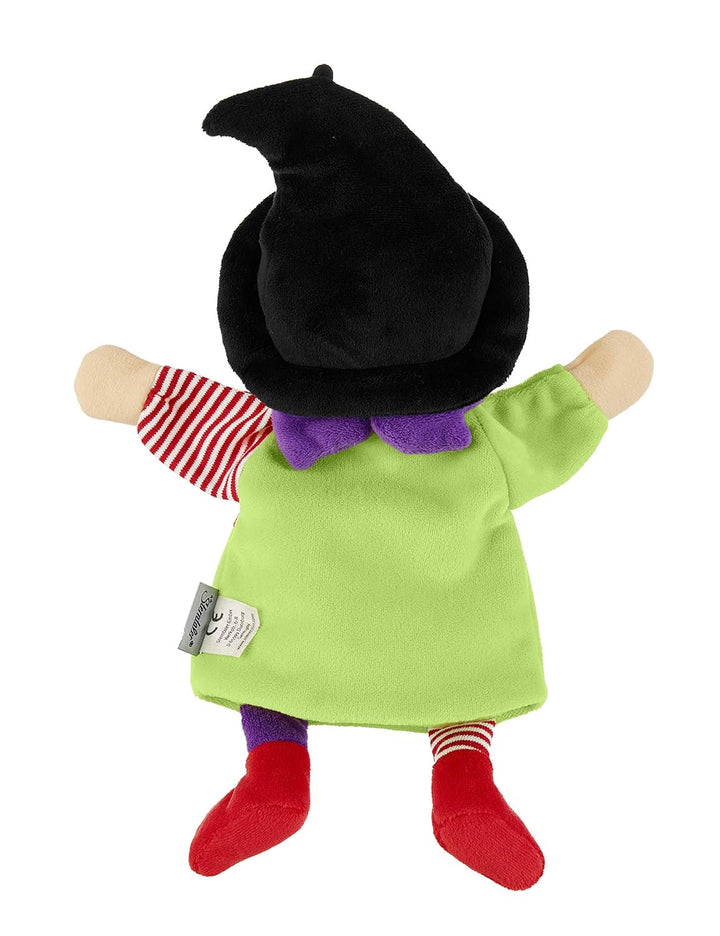 Sterntaler 36958 Handpuppe Clown, 30 x 23 x 10 cm, Bunt & 3622016 Handpuppe Hexe, Ideal für Puppenth