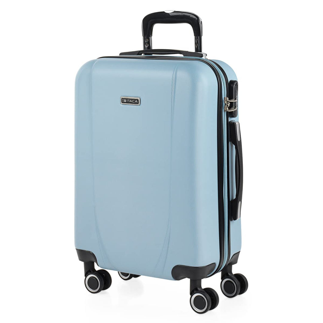 ITACA - Trolley Handgepäck Cabin Trolley Koffer Reisekoffer Hartschalenkoffer mit Zahlenschloss - Ka