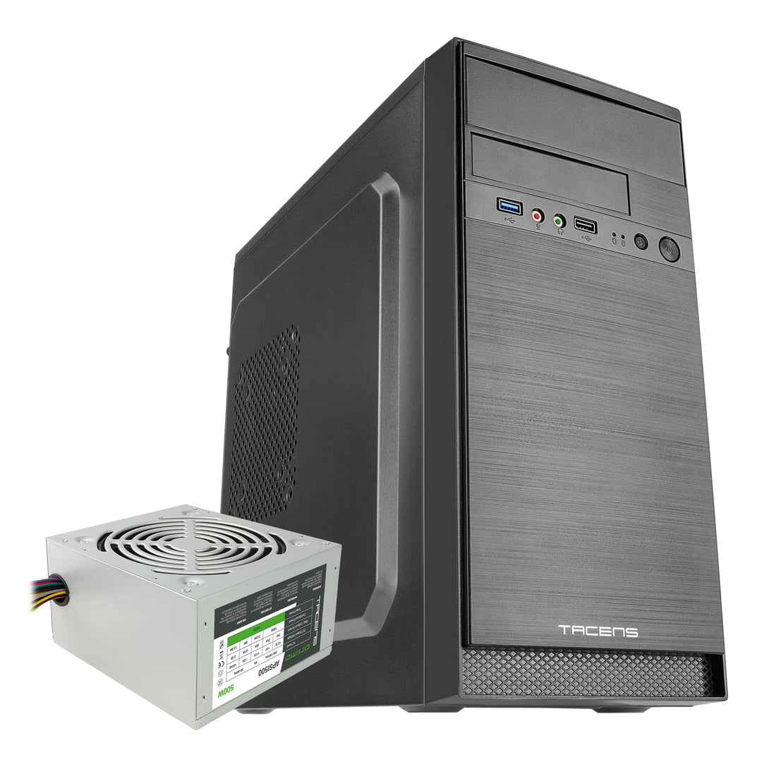 Tacens Anima AC4 500 PC-Gehäuse Micro ATX + Netzteil 500W AC4500, AC4500