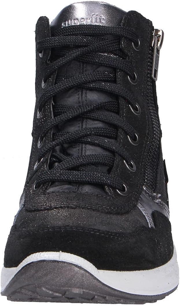 Superfit Mädchen MERIDA leicht gefütterte Gore-Tex Sneaker 27 EU Schwarz Schwarz 0000, 27 EU Schwarz