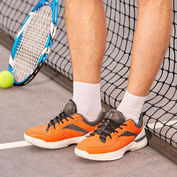 FitVille Extra Weit Tennisschuhe Damen Breit Hallenturnschuh Atmungsaktiv Training Schuhe für Tenni