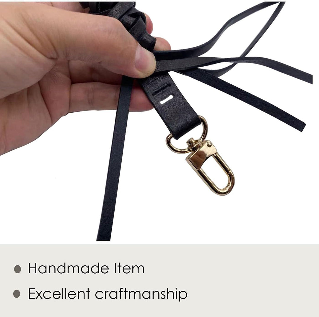 Top Handle Neonoe Strap Geflochtener Echtleder-Griff 31cm,Geflochtener Griff für Beaubourg Hobo,Astr