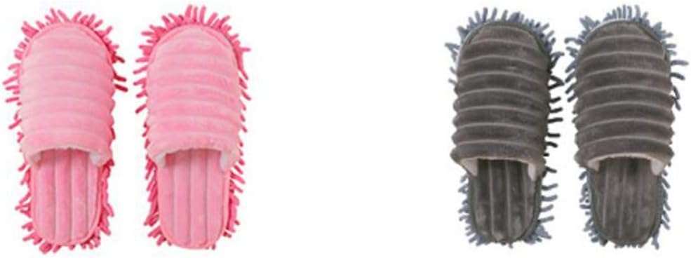 1 Paar Bodenwischer Lazy Slippers Hausschuhe Mop Schuhe Reinigungspantoffeln Putzschuhe Microfaser S