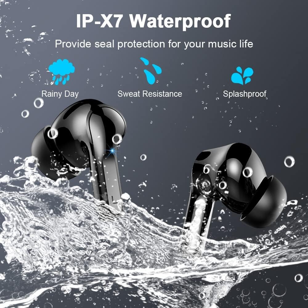 Bluetooth Kopfhörer, Kopfhörer Kabellos Bluetooth 5.3 In Ear Kopfhörer mit 4 ENC Mikrofon, 2023 Neue