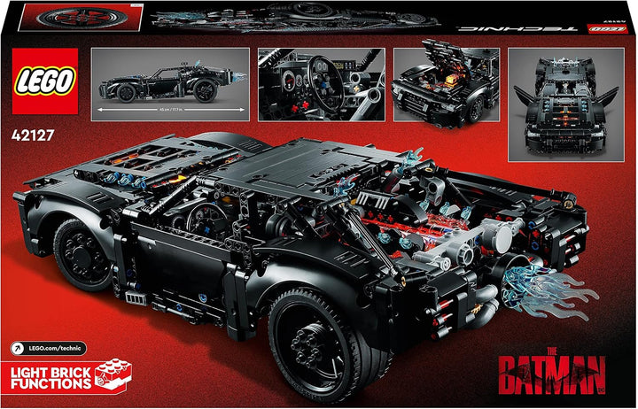 LEGO 42127 Technic BATMANS BATMOBIL Spielzeugauto, Modellauto-Bausatz aus dem Batman-Film von 2022 m