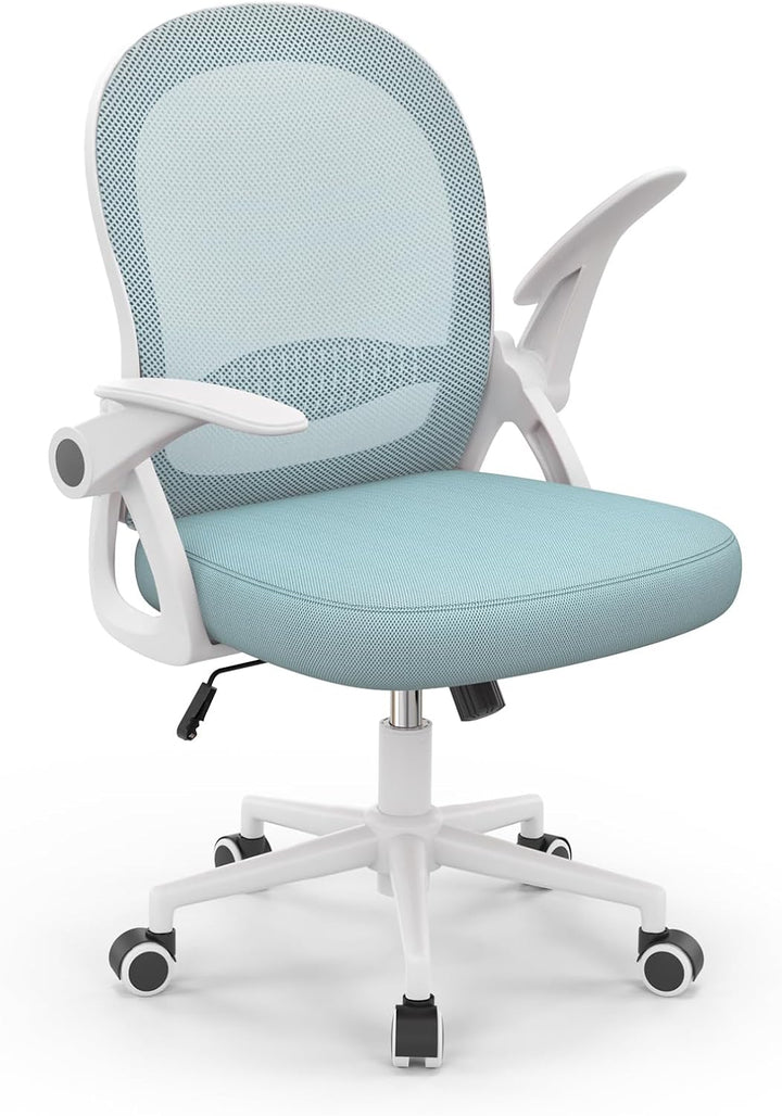 naspaluro Bürostuhl, Ergonomischer Schreibtischstuhl mit Atmungsaktiv Netzbespannung, Hochklappbare