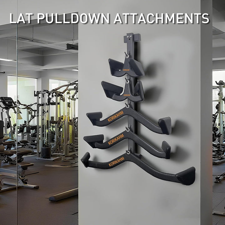 Ergonomic Design Lat Pull down Bar Grip Handle, Lat Pulldown Attachments, Strength Trainer for Athle