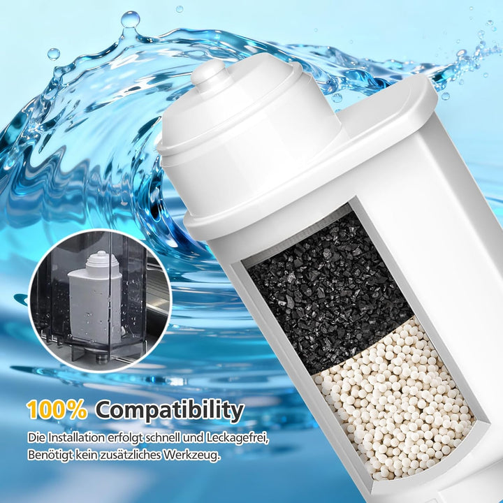 8 Stück Ersatzwasserfilter für Siemens® EQ Series, EQ5 EQ6 EQ7 EQ9 S500