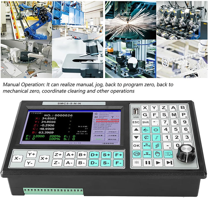 Hilitand CNC-Bewegungssteuerung, 5-Achsen-Offline-Bewegungssteuerung Ersetzen Sie den 500KHz USB Mot