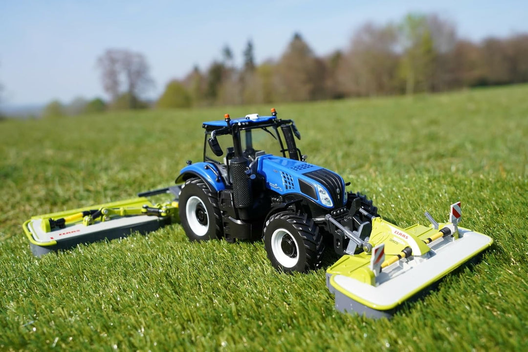 Britains CLAAS 1100C Disco Mäher, Traktorzubehör für Sammler, Traktorspielzeug, kompatibel Tieren un