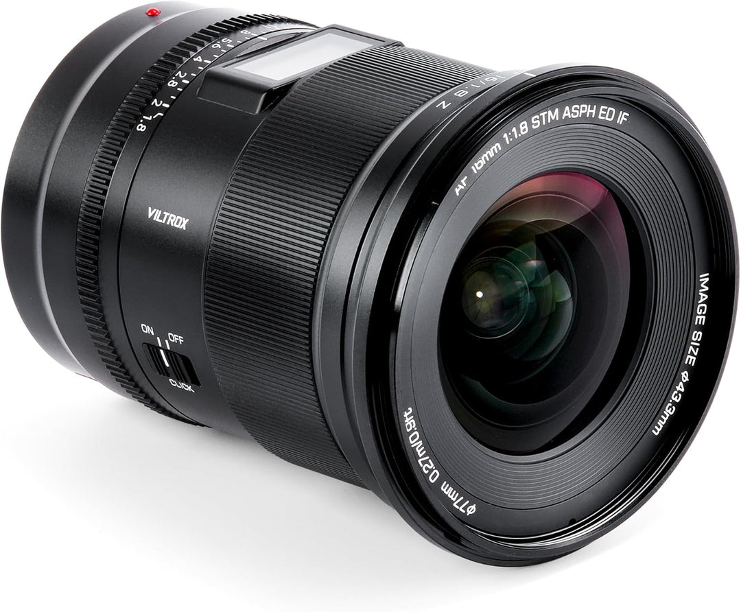 VILTROX AF 16mm F1.8 Vollformat-Objektiv für Nikon Z-Mount, Auto Focus 16mm F/1.8 Z Weitwinkelobjekt