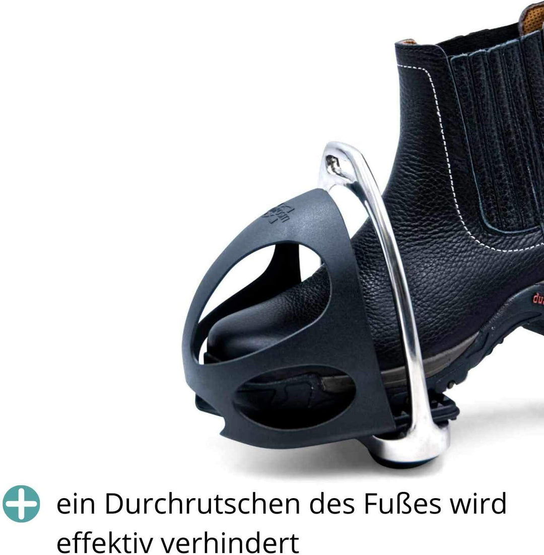 Compositi Steigbügeleinlage mit Durchrutschschutz 1 Paar = 2 Stück Durchrutschschutz Steigbügel für