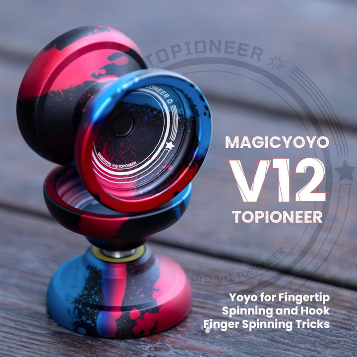 MAGICYOYO JoJo V12 Finger Spin Yoyo Responsive Yoyo für Kinder von 8 Jahren oder älter, Profi Jo Jo