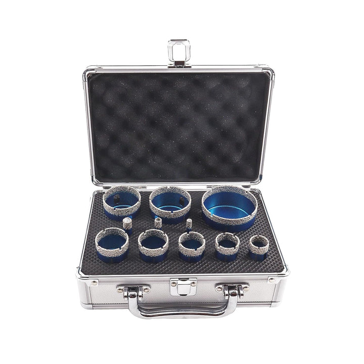 Diamant Trockenbohrer Fliesenbohrer set - BRSCHNITT Diamantbohrer Lochsäge für Fliesen Porzellan Ker