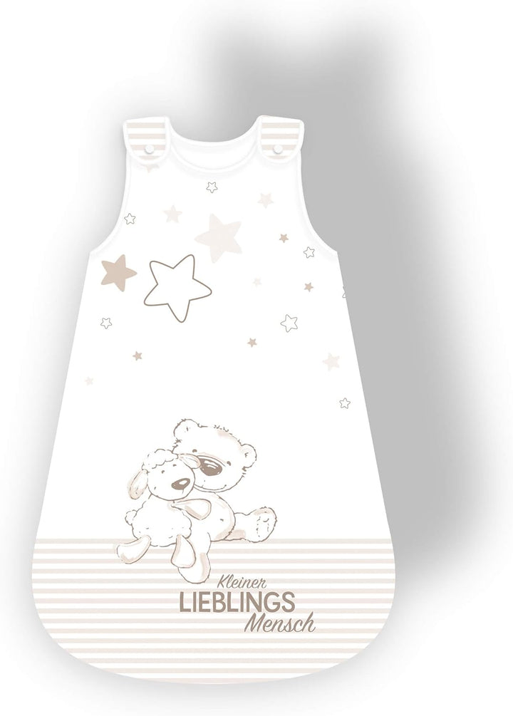 Herding Klaus GmbH GmbH Baby Best Schlafsack, Obermaterial Baumwolle/Füllung: 100% Polyester, beige,