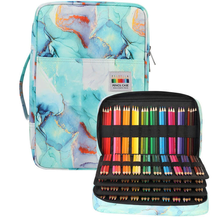 JAKAGO Federmäppchen Grosse Kapazität für 300 Stifte Aufbewahrung Buntstifte,Wasserdicht Pencil Case