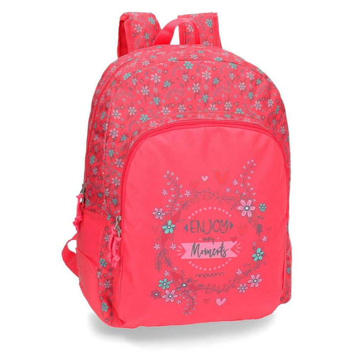 Movom Enjoy Rucksack Rosa 33x44x13,5 cms Polyester 19.6L Rucksack 44 cm, Rucksack 44 cm