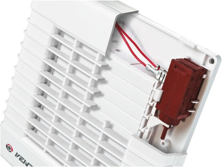 VENTS Kleinraumventilator Wandventilator MA 150 VT mit Zugschalter &amp; Nachlauf
