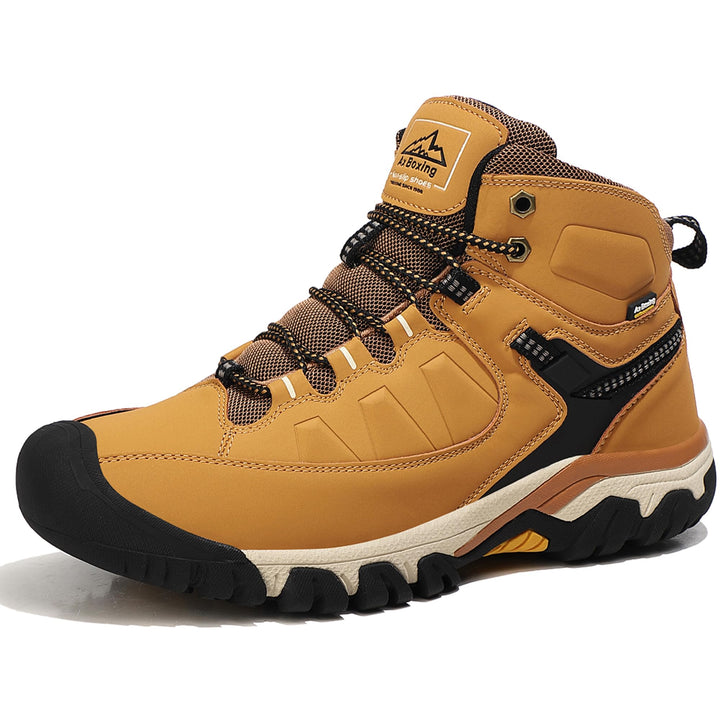 AX BOXING Winterschuhe Herren Gefüttert Winterstiefel Warm Wanderschuhe Draussen Winterboots Rutschf